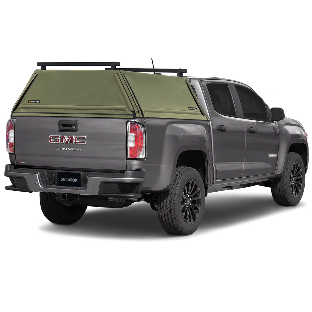 WildTop Soft Truck Cap for GMC Canyon Gen 2 2015-2022 Short Bed (61.7 in)