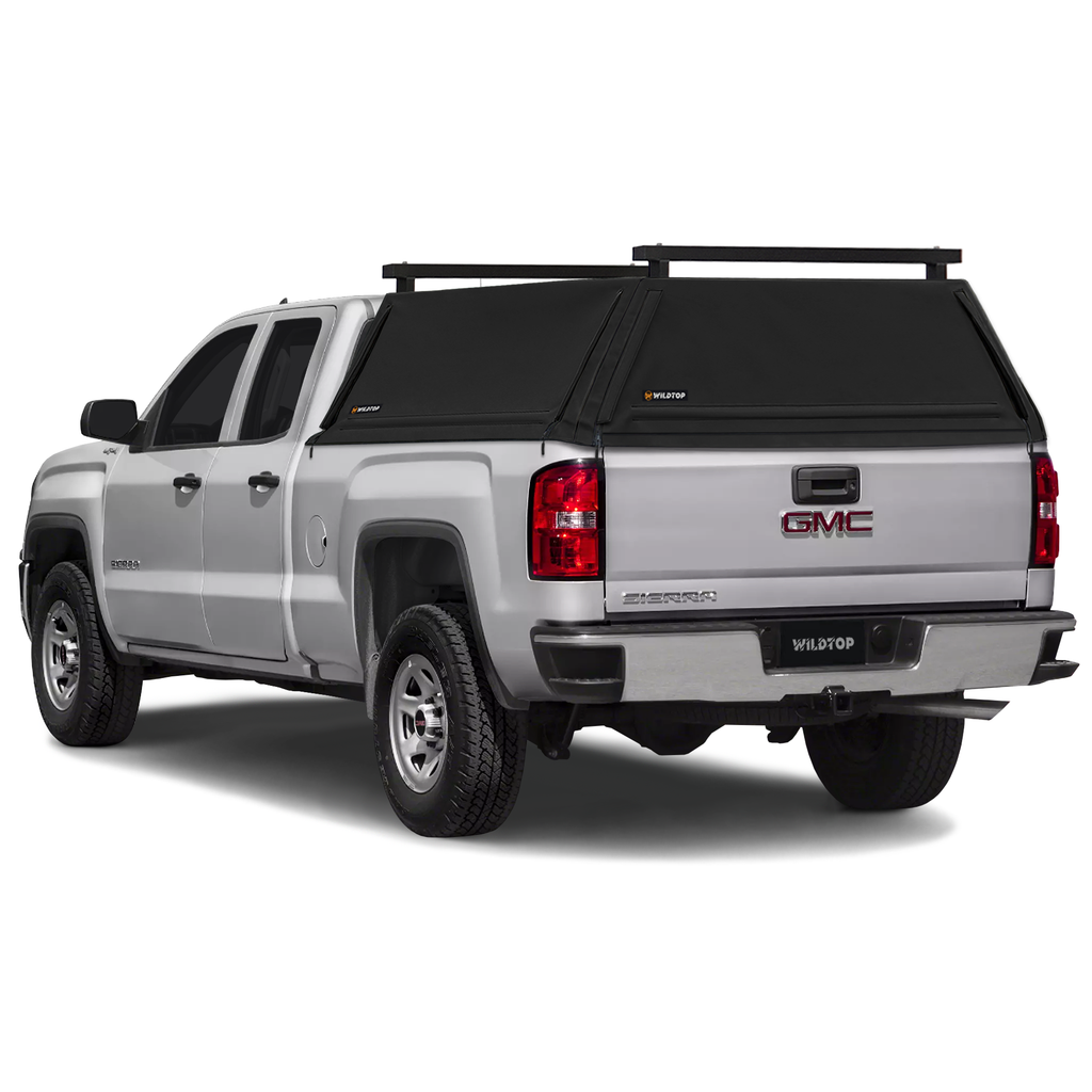 WildTop Soft Truck Cap for GMC Sierra 1500 2014-2018 Short Bed (69.3 in)