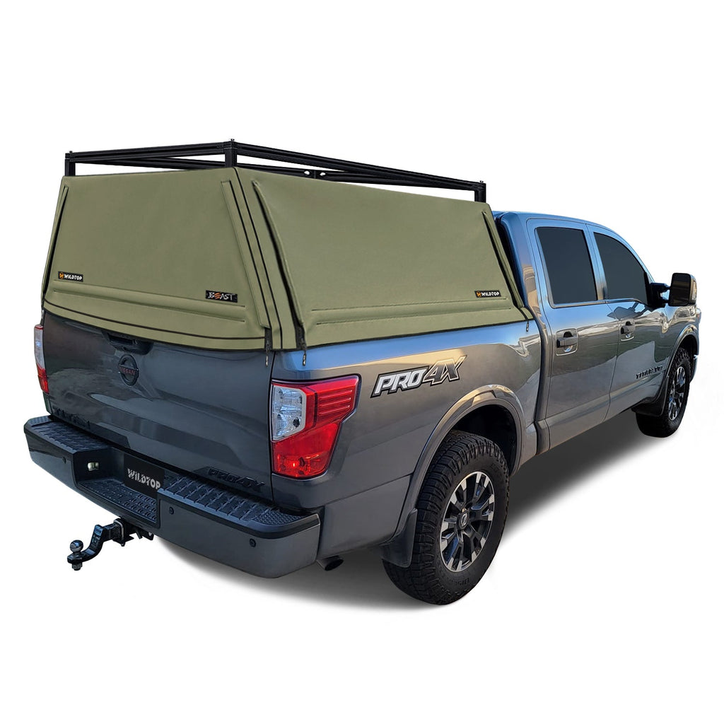 WildTop BEAST Soft Truck Cap for Nissan Titan 2016-Current 5.5 ft Bed (67.0 in)