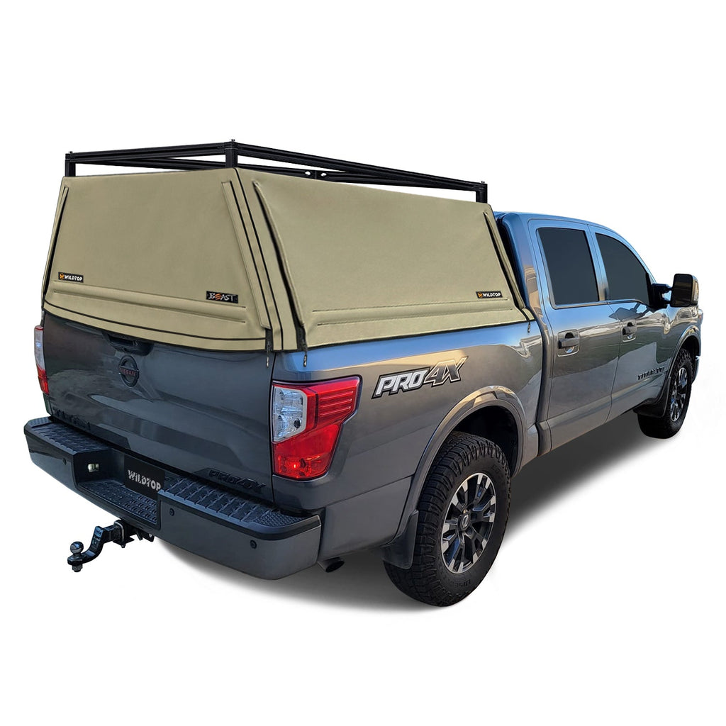 WildTop BEAST Soft Truck Cap for Nissan Titan 2016-Current 5.5 ft Bed (67.0 in)