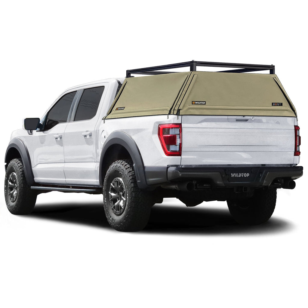WildTop BEAST Soft Truck Cap for Ford F-150 2009-2014 5.5 ft Bed (67.1 in)