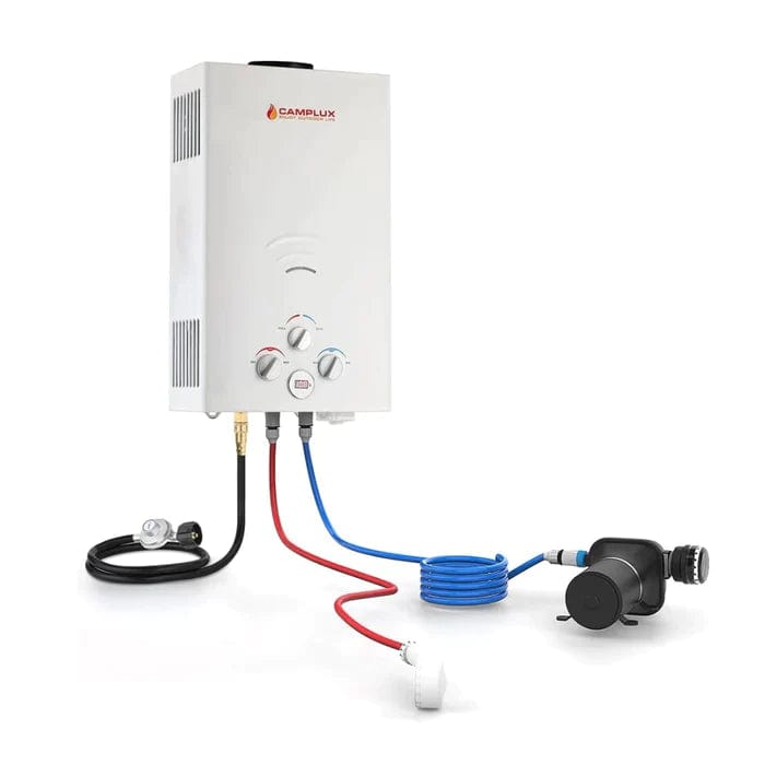 Propane Portable Tankless Water Heater Outdoor, Camplux 2.64 GPM 