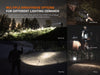 Fenix PD36R V2 Compact Rechargeable Flashlight - 1700 Lumens