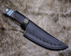 Crystal Damascus Chef's Knife with Exotic Wenge Wood & Turquoise Handle