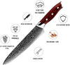 Edge VG10 Damascus Chef Knife with Pakkawood handle