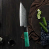 Kerei VG10 Damascus Chef Knife Bunka Knife Carbon Fiber & Aluminum Composite