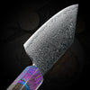KODACHI VG10 Damascus Bunka Knife with Rosewood Burl Handle