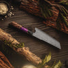 Elite Series VG10 Damascus Knife Set with Exotic Rose Wood Handle