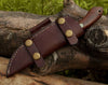 Halcyon Field Dressing Knife with Rosewood & Olivewood Handle