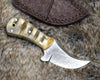 Elemental Skinning Knife with Ram Horn Handle
