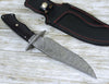 Equinox Damascus Steel Bowie Knife with Micarta Handle