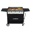 Camplux Outdoor Gas Griddle Grill Combo 3 Burner ,Camping and Tailgating 33,000 BTU w/ 20 LB LP Connector