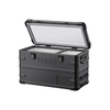 APL35 Dual Zone Aluminum Black Freezer | ICECO | 35 LT