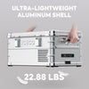 APL20 Light Duty Aluminum Silver Freezer Single Zone | ICECO | 20 LT