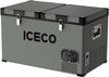 VL60 Dual Zone Metal Fridge Freezer with Cover | ICECO | 60LT