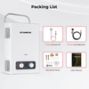 Camplux BD158 Tankless Propane Water Heater Portable