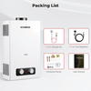 Camplux BD264 Tankless Propane Water Heater Portable