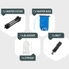 BOXIO WATER FILTER SYSTEM I Water Filter with 1.32 gal Water Bag
