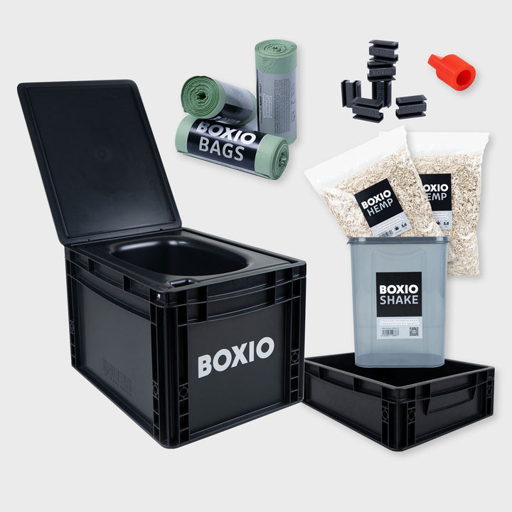 Composting Toilet Starter Kit | BOXIO - TOILET MAX+