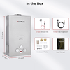 Camplux BW264G Camping Water Heater Propane