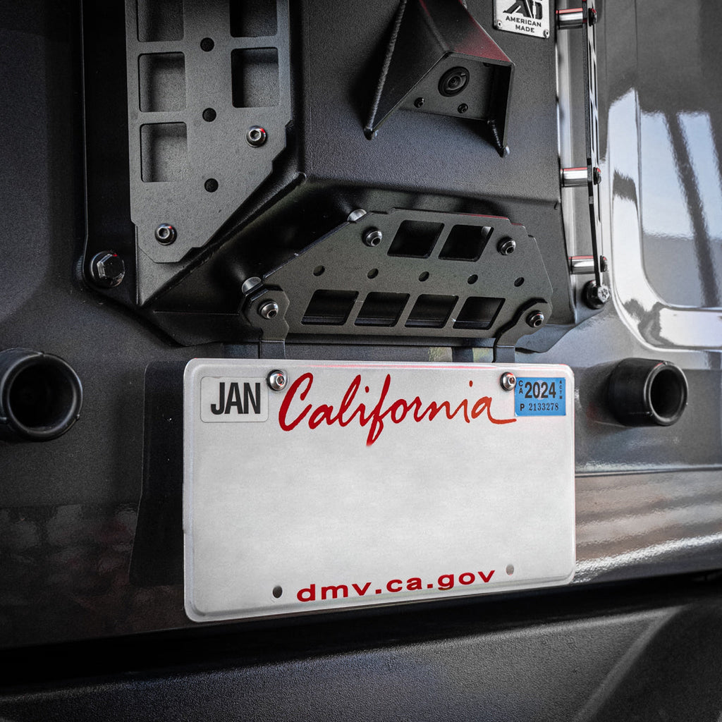 License Plate Mount for Bronco Spare Tire Delete