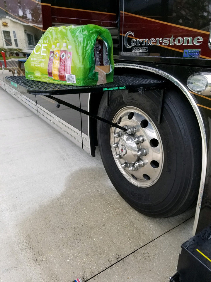 Large Steel Camping Tire Table
