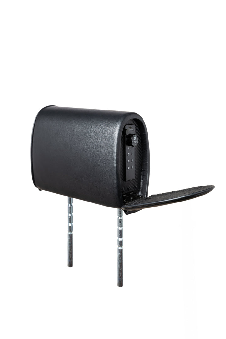 Compact Headrest Safe Set | Hidden Car Safe &amp; Lock Box