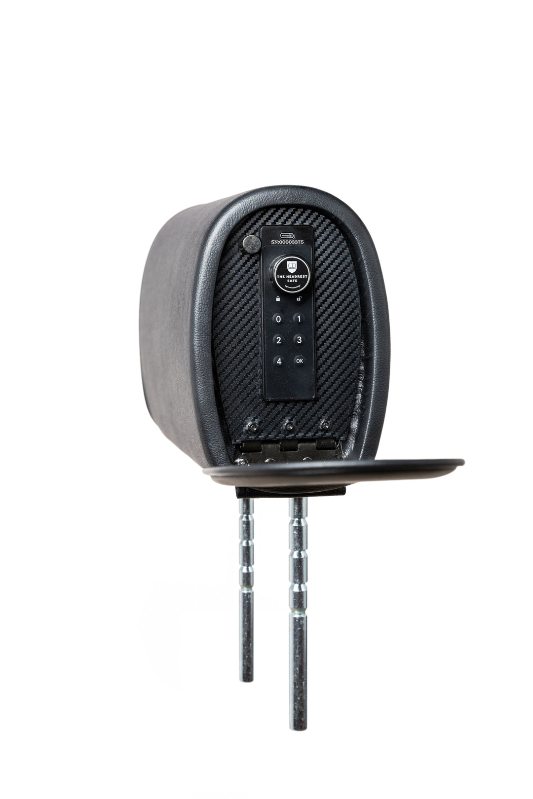 Compact Headrest Safe Set | Hidden Car Safe &amp; Lock Box