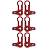 L-SHAPED ROOF LOCKS - JL/JT JEEP (Set of 6) RED