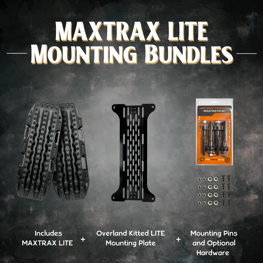 MAXTRAX LITE x Overland Kitted Mounting Plate Bundle