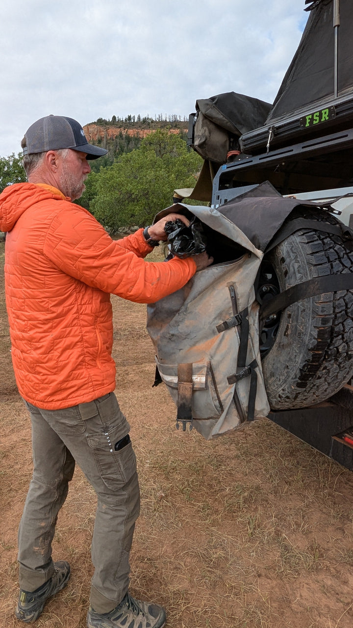 The Max Adventure Spare Tire Trash Bag