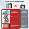 Camplux PRO 65,000 BTU RV Tankless Water Heater 2.64 GPM-White