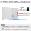 2.64GPM Tankless RV Hot Water Heater  Elite With Remote Control