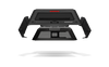 Black car roof rack with 'SMARTCAP' branding on a white background