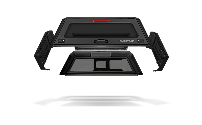 Black car roof rack with &