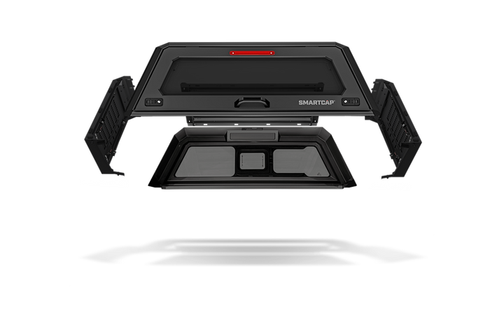 Black car roof rack with &