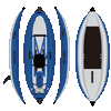 SOLuno Single Inflatable Kayak