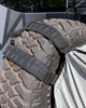 Spare Tire Trash Bag STRAP COVERS ONLY – Set of 6 (Bag NOT Included)