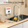 Camplux On Demand Hot Water Heater Electric Tankless 120V - 3.5kW | White