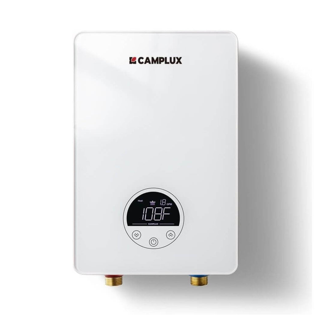 Camplux Electric Point of Use Tankless Water Heater, 6kW at 220~240V