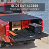 Tmat Midsize Truck Bed Organizer Slide Out Mat – Universal Fit for 5' Beds (Tacoma, Ranger, Colorado & More)