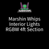 Marshin Whips Interior Lights: 4ft RGBW Section