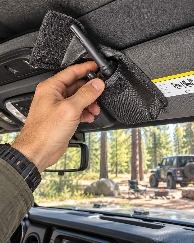 Sun Visor Radio Pouch
