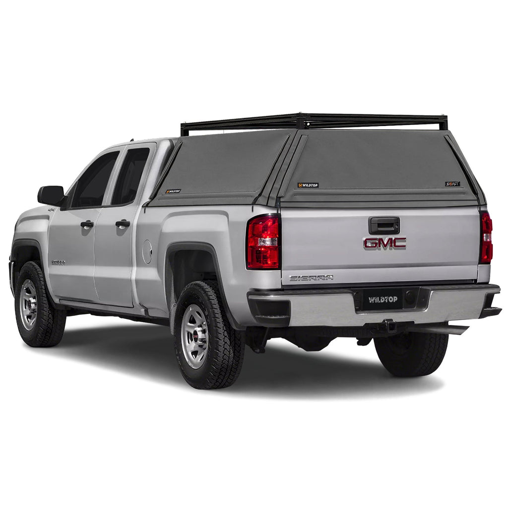 WildTop BEAST Soft Truck Cap for GMC Sierra 1500 2014-2018 Short Bed (69.3 in)