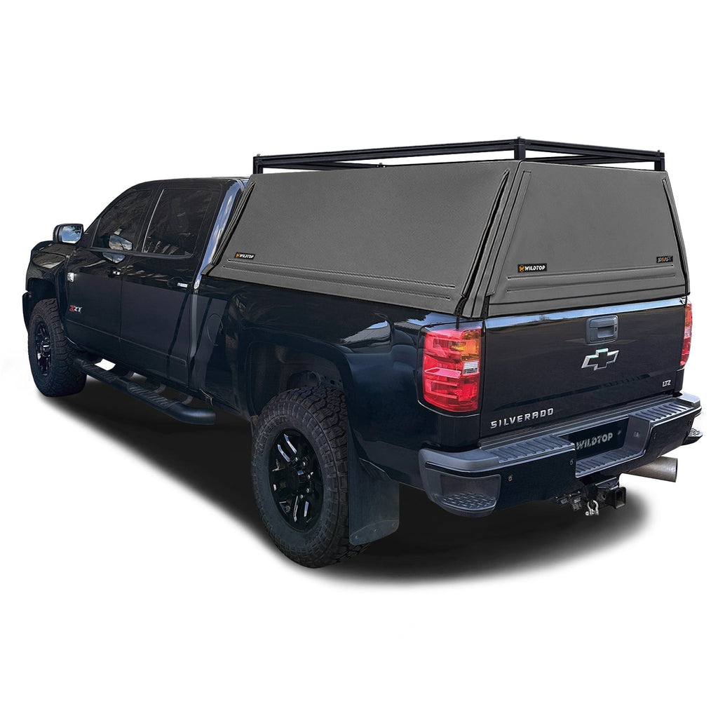 WildTop BEAST Soft Truck Cap for Chevrolet Silverado 1500 2014-2018 Short Bed (69.3 in)