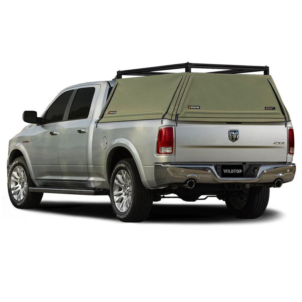 WildTop BEAST Soft Truck Cap for Ram 1500/2500/3500 2009-Current Classic Body Style DS 6'4" Bed (76.3 in)