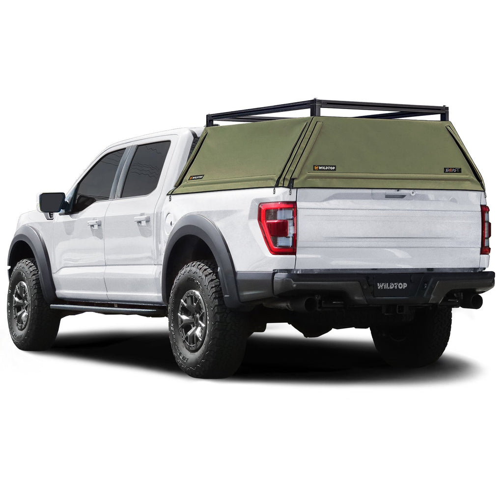 WildTop BEAST Soft Truck Cap for Ford F-150 2009-2014 5.5 ft Bed (67.1 in)