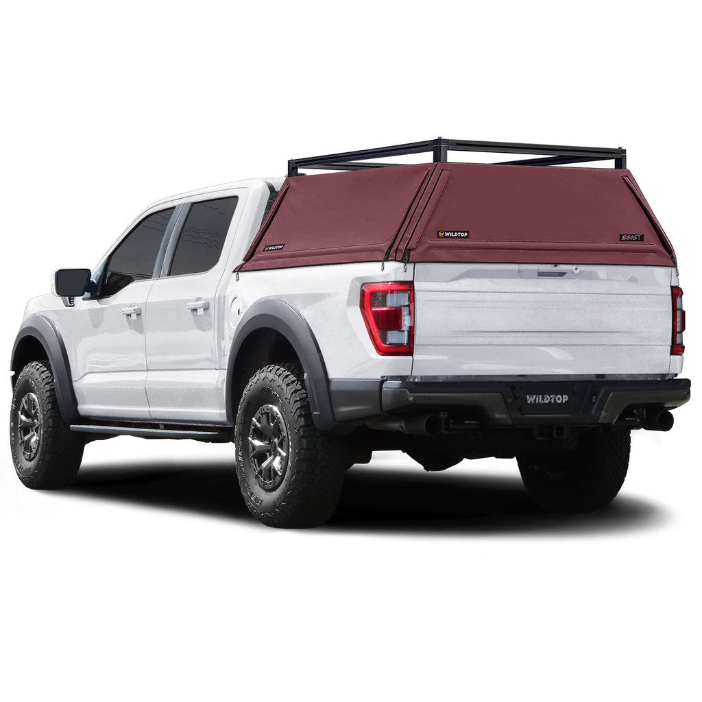 WildTop BEAST Soft Truck Cap for Ford F-150 2009-2014 5.5 ft Bed (67.1 in)