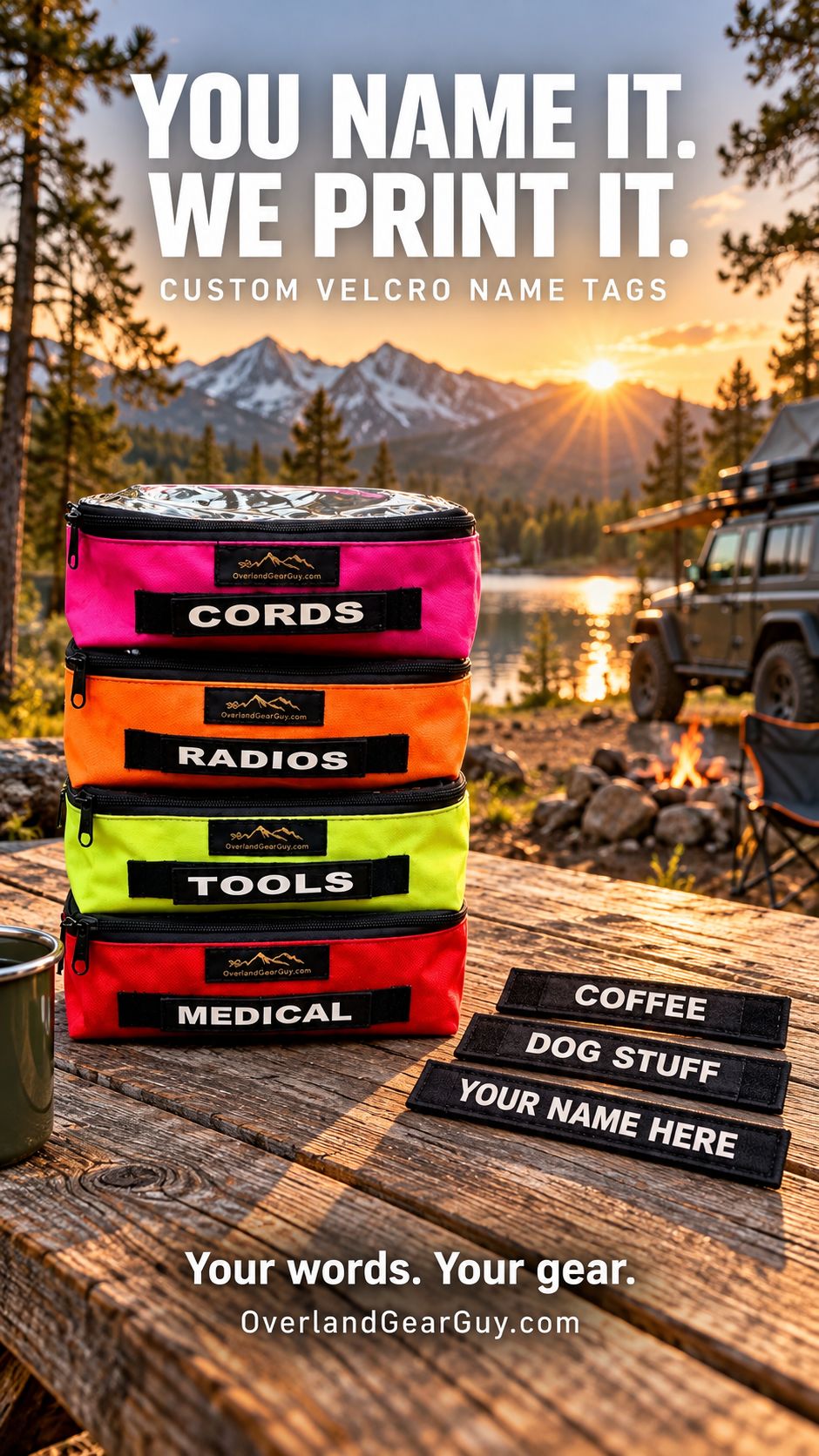 Custom Velcro Name Tags