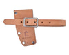 Natural Leather Mask, Riveted Design with Strap for Hatchets